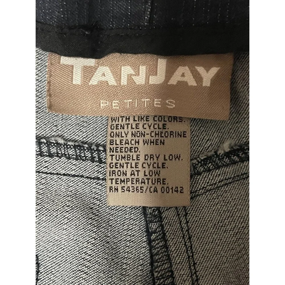 TanJay Women's Petites Dark Wash Denim Bootcut Jeans, Size 10P - Picture 11 of 16